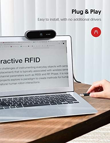 1080P Webcam with Microphone and Privacy Cover, 90° Web Camera, USB Webcam for Video Calling/Recording/Conference, Zoom/Skype/YouTube, Laptop/Desktop - Image 8