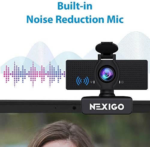 NexiGo N60 1080P Webcam with Microphone, Adjustable FOV, Zoom, Software Control & Privacy Cover, USB HD Computer Web Camera, Plug and Play, for Zoom/Skype/Teams, Conferencing and Video Calling - Image 4